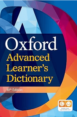Cover of Oxford Advanced Learner’s Dictionary (OALD) 10th Ed.