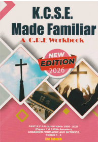 Cover of K.C.S.E Made Familiar: A C.R.E Workbook