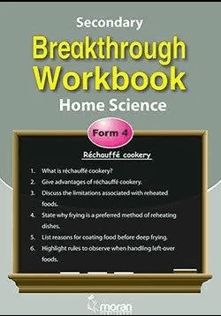 Cover of Secondary Breakthrough Workbook Homescience Form 4