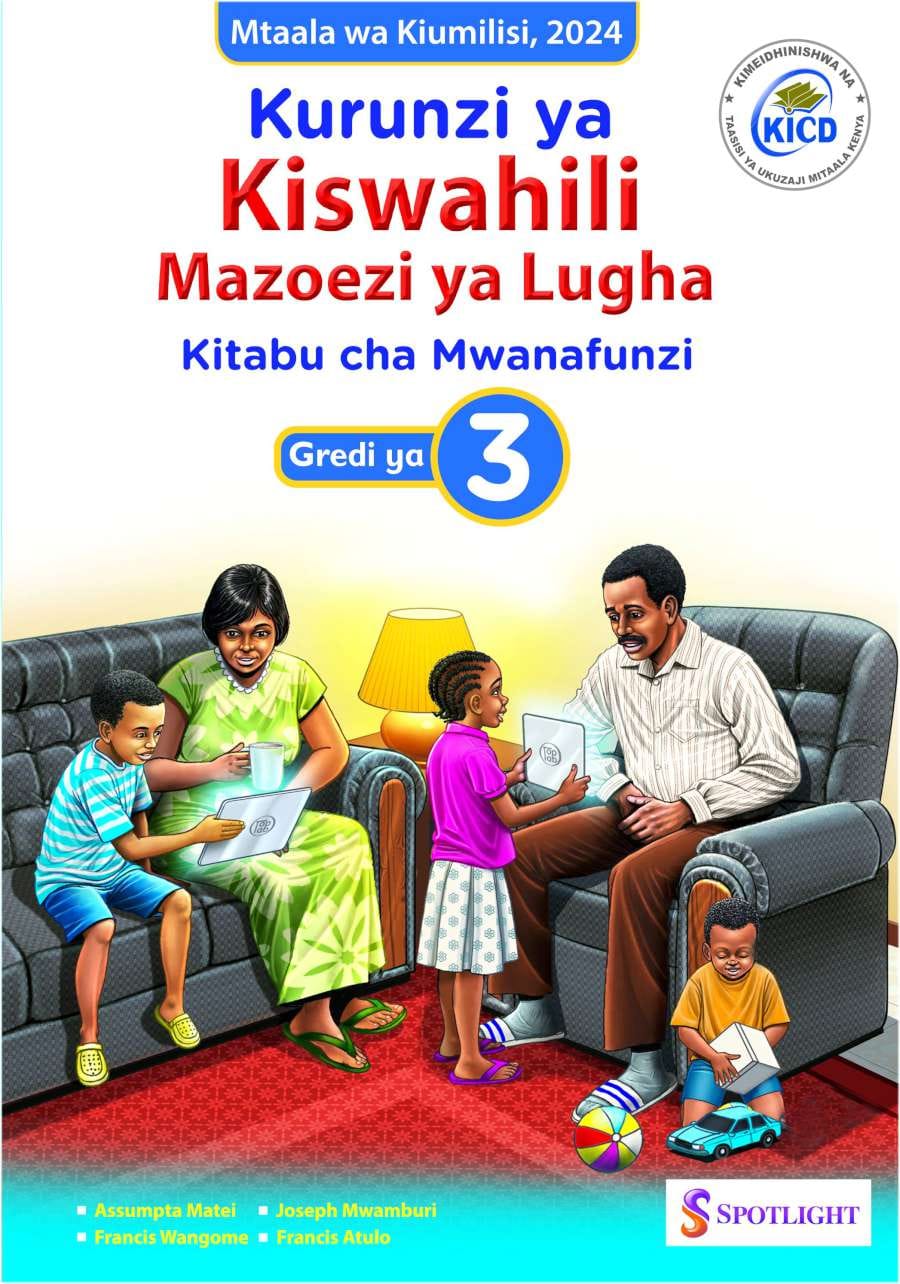 Cover of Kurunzi ya Kiswahili Mazoezi ya Lugha Kitabu cha Mwanafunzi Gredi ya 3