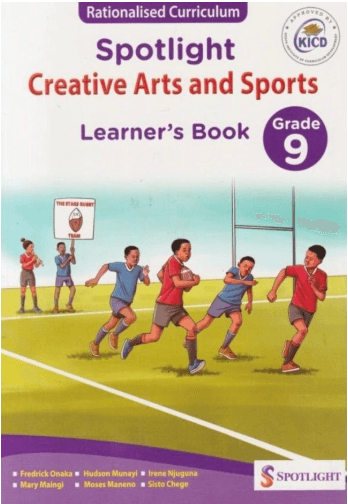 Cover of Spotlight Creative Arts and Sports Learner's Book Grade 9