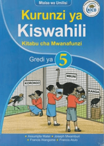Cover of Kurunzi ya Kiswahili Kitabu cha Mwalimu Gredi ya 5