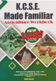 Cover of K.C.S.E Made Familiar: Agriculture Workbook